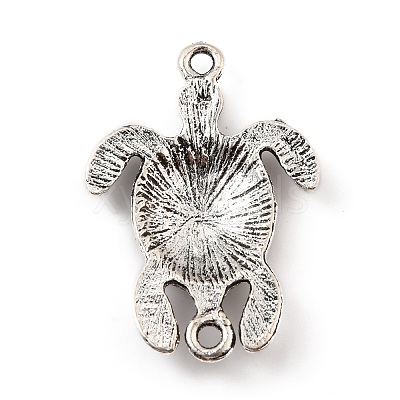Spray Painted Zine Alloy Connector Charms CD-TAC0006-01AS-1