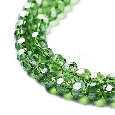 Electroplate Transparent Glass Beads Strands LS-EGLA-A035-T4mm-A11-1