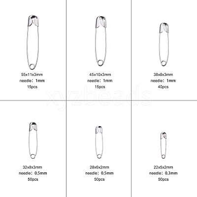 00#~4# Iron Safety Pins Sets NEED-X0001-01-B-1