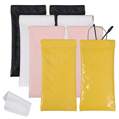 PU Imitation Leather Glasses Case AJEW-CA0004-27-1