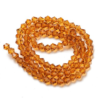 Transparent Glass Beads Strands GLAA-F029-4mm-28-1