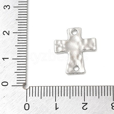 Alloy Textured Religion Cross Links Connector Charms FIND-Z127-01P-01-1