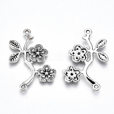 Tibetan Style Alloy Links/Connector X-TIBE-S323-096AS-RS-1