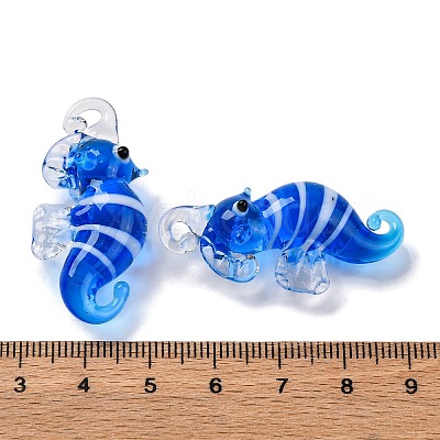 Handmade Lampwork Pendants LAMP-S068-08H-1