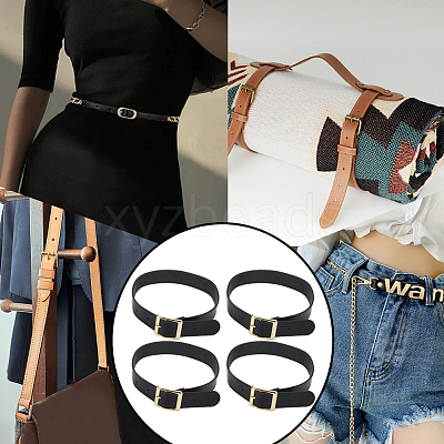 PU Leather Choker Necklaces with Alloy Clasp LS-AJEW-WH0348-131A-1