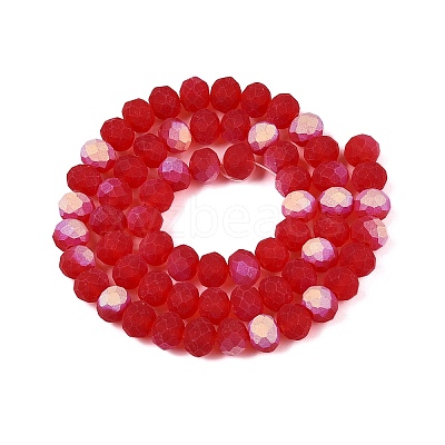 Transparent Glass Beads Strands EGLA-A044-T8mm-MB01-1