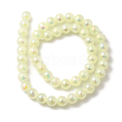 Plating Natural Selenite Beads Strands G-G120-A01-02-04-1