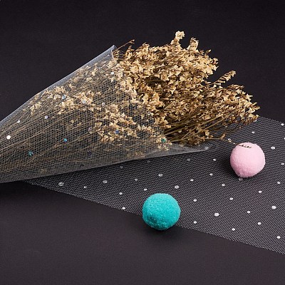 Glitter Sequin Deco Mesh Ribbons OCOR-P010-B-C01-1
