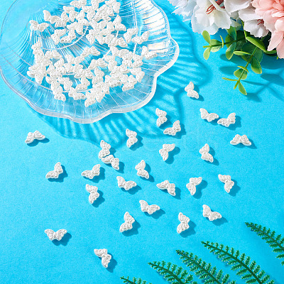 200Pcs ABS Imitation Pearl Beads OACR-TA0003-84D-1