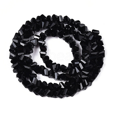 Opaque Glass Beads Strands GLAA-N019-4mm-01-1