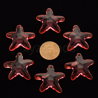 Transparent Acrylic Beads TACR-S154-58B-910-1