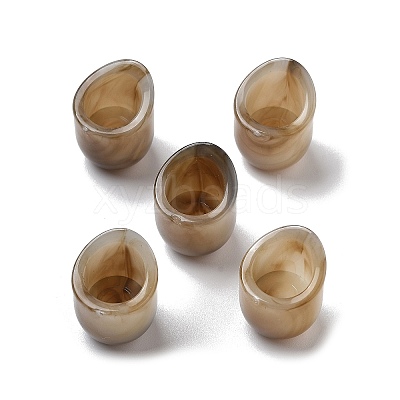Two Tone Acrylic Beads OACR-S042-06C-1