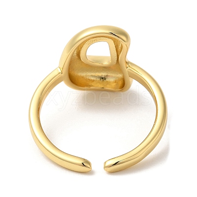 Brass Open Cuff Rings RJEW-U008-06D-G-1
