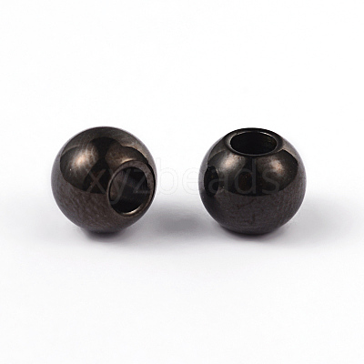 Round 304 Stainless Steel Beads LS-STAS-L176-10-1