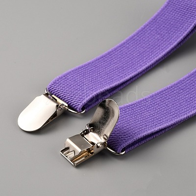 Adjustable Polyester Y-Shaped Heavy Duty Suspenders AJEW-WH0307-23O-1