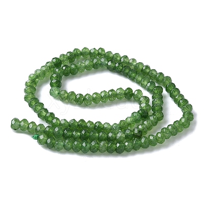 Dyed Natural Malaysia Jade Rondelle Beads Strands G-E316-2x4mm-57-1