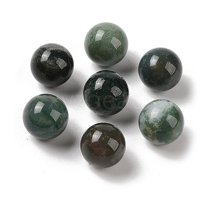 Natural Indian Agate No Hole Sphere Beads G-K353-04B-09-1