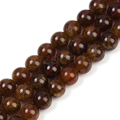 Natural Garnet Beads Strands G-U026-A10-6mm-1
