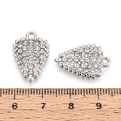Alloy Rhinestone Pendants FIND-N008-05P-1