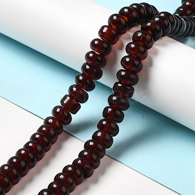 Transparent Glass Beads Strands LAMP-G156-20Q-1
