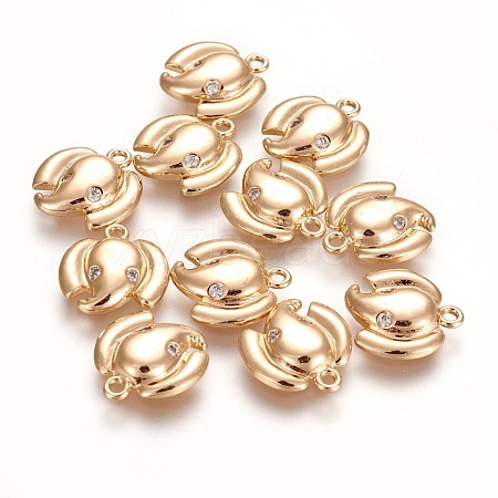 Brass Charms KK-L180-014G-NF-1