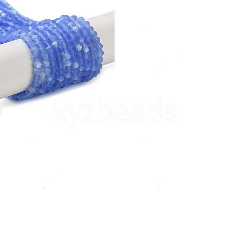 Imitation Jade Glass Beads Strands EGLA-YW0003-19A-11-1