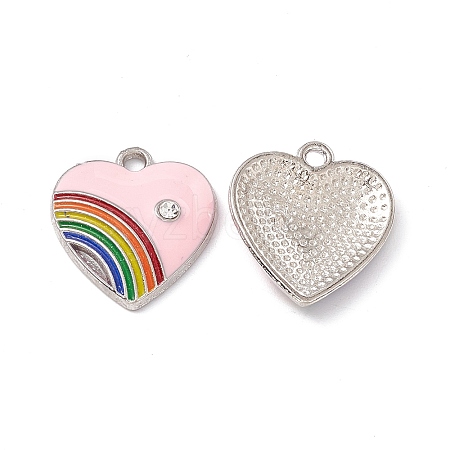 Alloy Enamel Pendant ENAM-H039-07P-D-1