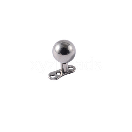 Stainless Steel Round Ball Dermal Anchor Base/Top for Women Men WGB1D88-48-1