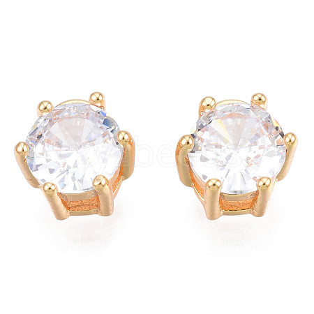 Brass Inlaid Cubic Zirconia Charms KK-N216-346A-1