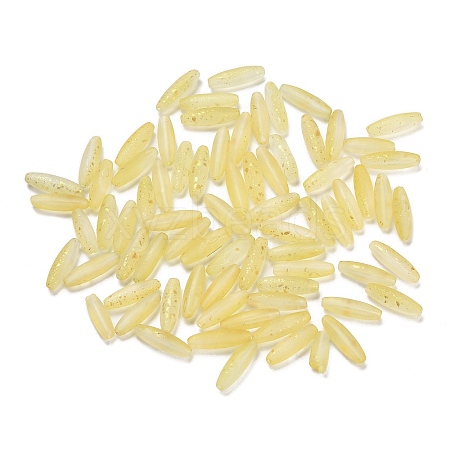 Frosted Glass Beads FGLA-L001-001J-1