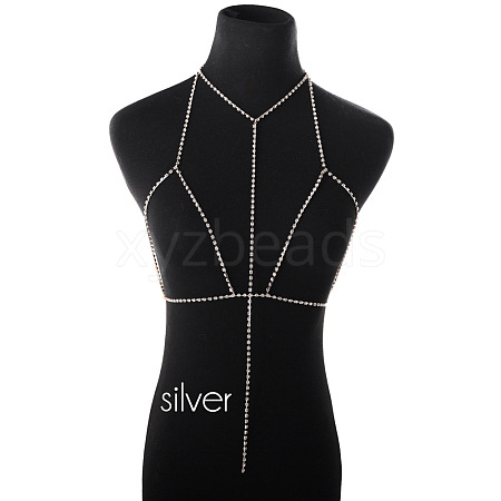 Alloy Rhinestone Claw Body Chains WGD34CE-05-1