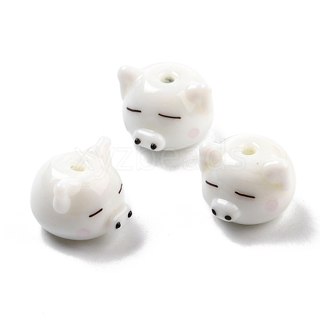 Handmade Porcelain Beads PORC-I024-02-1