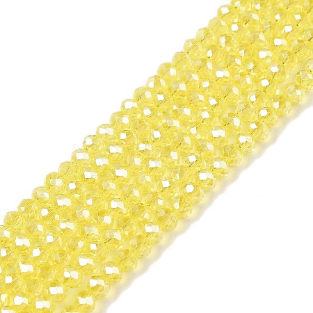 Electroplate Glass Beads Strands EGLA-A044-T2mm-A29-1