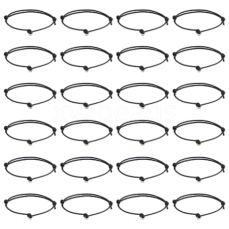 48Pcs 2 Colors Eco-Friendly Korean Waxed Polyester Cord Adjustable Bracelet Making AJEW-MA00002-1