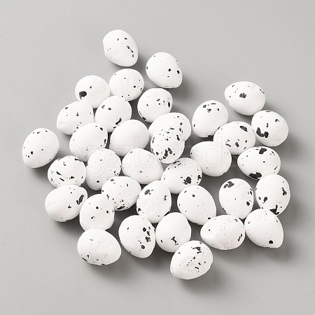 Easter Foam Eggs Figurines Ornaments DJEW-WH0016-56-1