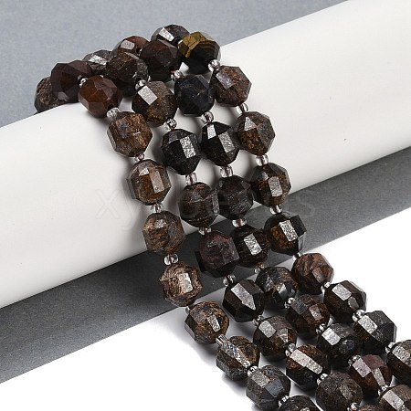 Natural Bronzite Beads Strands G-O201B-137G-1