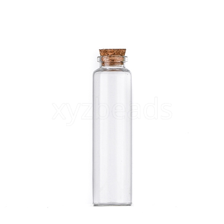 Glass Empty Wishing Bottle PW-WG17389-09-1