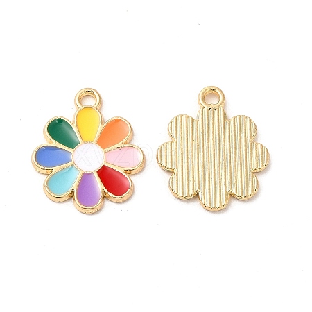 Alloy Enamel Pendants ENAM-C005-07G-1