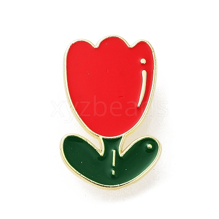 Golden Alloy Brooches JEWB-C032-03C-G-1