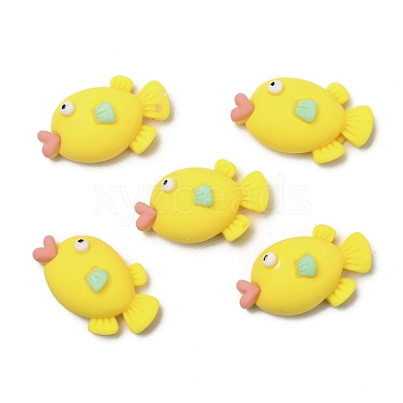 Opaque Resin Cabochons LS-CRES-D001-01-1