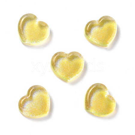 Transparent Resin Cabochons CRES-P019-04G-1