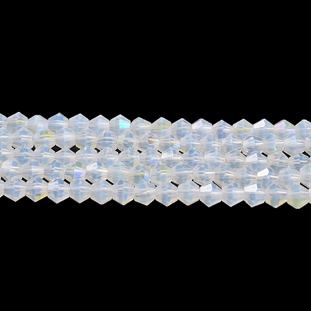 Imitation Jade Electroplate Glass Beads Strands LS-EGLA-A039-J2mm-L05-1