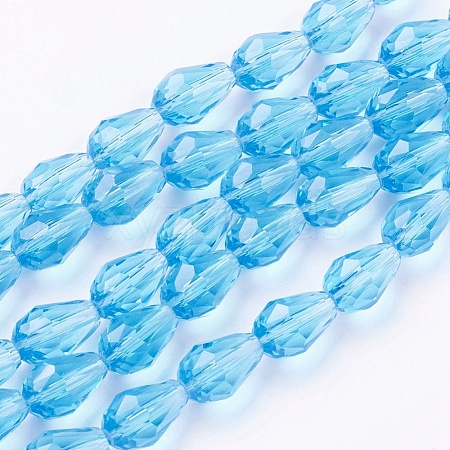 Glass Beads Strands X-GLAA-R024-11x8mm-7-1