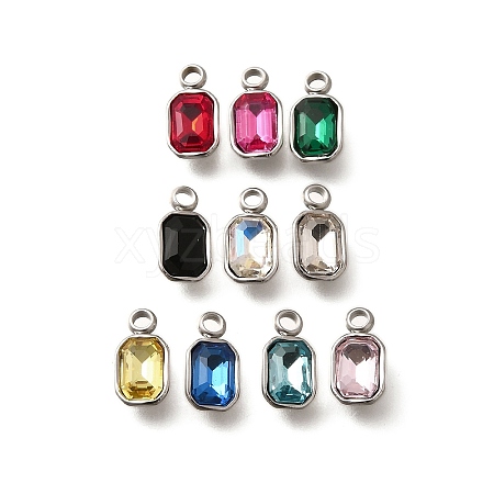 304 Stainless Steel Pendants STAS-Q346-03P-1