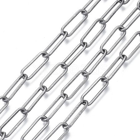 Unwelded Iron Paperclip Chains CH-S125-17A-01-1