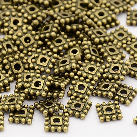 Tibetan Style Alloy Spacer Beads TIBEB-P002-02AB-NR-1