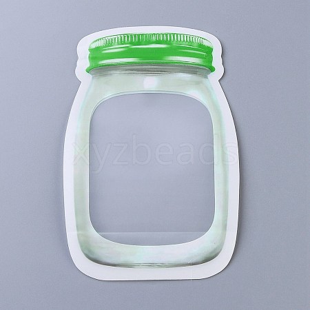 Reusable Bottle Shape Zipper Sealed Bags OPP-Z001-03-A-1