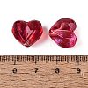 Baking Paint Transparent Glass Beads DGLA-N022-02B-4