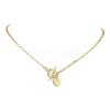 Brass Paperclip Chain Necklaces NJEW-JN04842-1