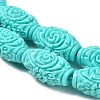 Synthetic Coral Carved Beads CORA-D034-02B-3